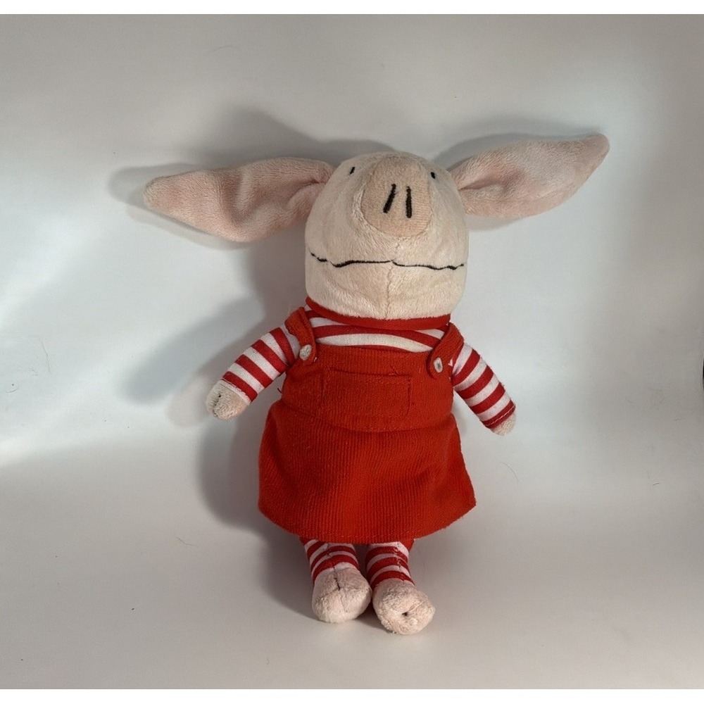 Olivia The Pig plush Doll Wearing A Red Dress 2010 Spin Masters